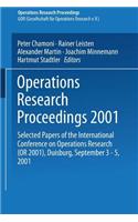 Operations Research Proceedings 2001