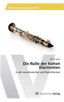 Rolle der hohen Klarinetten