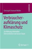 Verbraucheraufklärung Und Klimaschutz