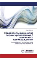 Cravnitel'nyy Analiz Peroksiredoksinov 6 Razlichnogo Proiskhozhdeniya