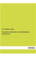 Preußische Sprichwörter und volkstümliche Redensarten