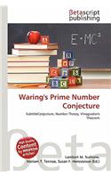 Waring's Prime Number Conjecture: (English)