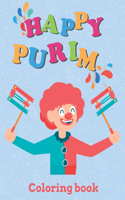 Happy Purim Coloring Book