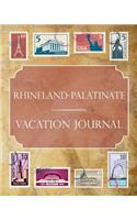 Rhineland-Palatinate Vacation Journal: Blank Lined Rhineland-Palatinate Travel Journal/Notebook/Diary Gift Idea for People Who Love to Travel