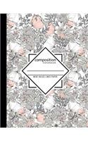 Composition Notebook Wide Ruled Lined Paper