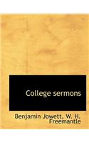 College Sermons