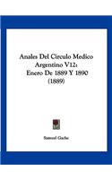 Anales Del Circulo Medico Argentino V12
