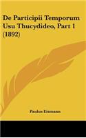 de Participii Temporum Usu Thucydideo, Part 1 (1892)