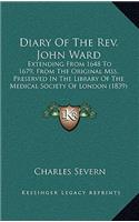 Diary Of The Rev. John Ward
