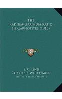 The Radium-Uranium Ratio In Carnotites (1915)