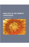 Analogy in the Semitic Languages