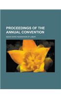 Proceedings of the Annual Convention: (English)