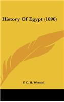 History Of Egypt (1890)