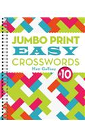 Jumbo Print Easy Crosswords #10