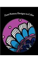 Zuni Pottery Designs to Color