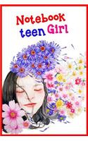 Notebook Teen Girl: Blank Journal Notebook To Write In