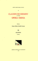 CMM 52 Claudin de Sermisy (Ca. 1490-1562), Opera Omnia, Edited by Gaston Allaire and Isabelle Cazeaux. Vol. III Chansons I, Volume 52