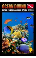 Ocean Diving Detailed Logbook For Scuba Divers