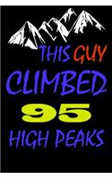 This guy climbed 95 high peaks