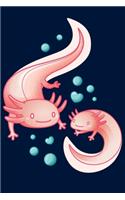 Notebook Happy Axolotl Couple
