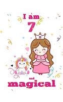unicorn journal i am 7 and magical