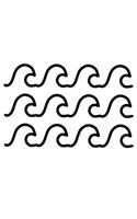 Wave Notebook: (148 Nature Print)