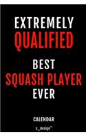 Calendar for Squash Players / Squash Player