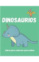 Dinosaurios Libro para colorear para niños