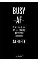 Calendar 2020 for Athletes / Athlete: Weekly Planner / Diary / Journal for the whole year. Space for Notes, Journal Writing, Event Planning, Quotes and Memories