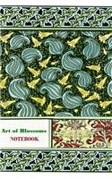 Art of Blossoms NOTEBOOK [ruled Notebook/Journal/Diary to write in, 60 sheets, Medium Size (A5) 6x9 inches]