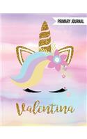 Valentina Unicorn Primary Journal