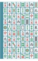 Sketchbook: Mahjong Tiles 6x9 - Blank Journal with No Lines - Journal Notebook with Unlined Pages for Drawing and Writing on Blank Paper