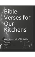 Bible Verses for Our Kitchens