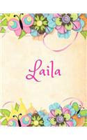 Laila: Personalized Name Journal Composition Notebook