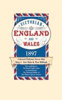 East Wales and West Midlands 1897, Coloured Victorian Map 1897 (Victorian Maps, England and Wales 1897)