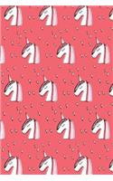 Journal Notebook Sketchy Unicorns Pattern 4