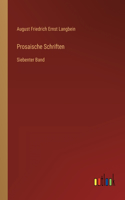 Prosaische Schriften