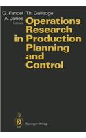 Operations Research in Production Planning and Control