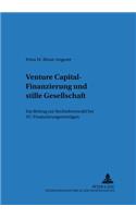 Venture Capital-Finanzierung Und Stille Gesellschaft