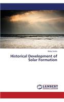 Historical Development of Solar Formation