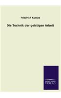 Technik Der Geistigen Arbeit