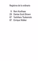 Registros de lo ordinario