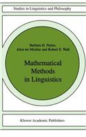 Mathematical Methods in Linguistics