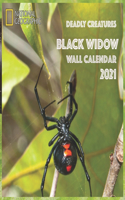 Black Widow Wall Calendar 2021