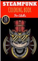 Steampunk Coloring Book: For Adults - Coloring Book with 30 Unique Pages to Color on Industrial Steam Art, Futuristic Mechanical Animals, Vintage Fantasy Gothic Designs - Id