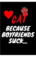 I Love Cat Because Boyfriends Suck
