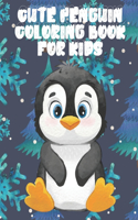 Cute Penguin Coloring Book For Kids