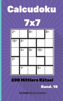 Calcudoku: 200 Mittlere Rätsel 7x7 band. 10