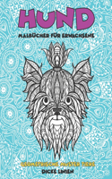 Malbücher für Erwachsene - Dicke Linien - Geometrische Muster Tiere - Hund