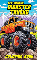 Off-Roading Monster Trucks Coloring Book for Kids